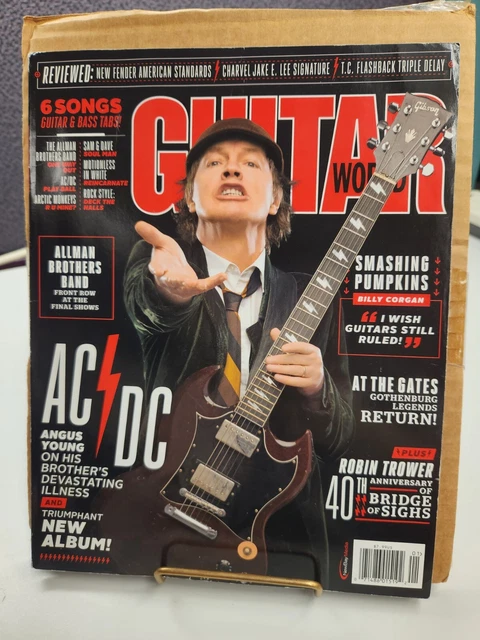 GUITAR WORLD GENNAIO 2015 Angus Young AC/DC Cover EUR 7,65 - PicClick IT