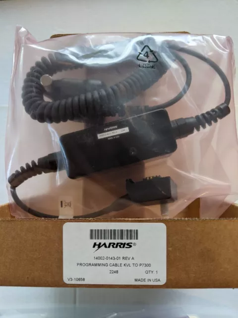 Harris P5400 P7300 XG-25P XG-75P XL-95P KVL Keyloading Cable 14002-0143-01