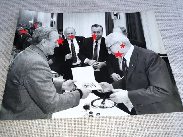 Original 1988 "Erich Honecker" Premnitz Fotogr. "Bernd Settnik" Chemiefaserwerk