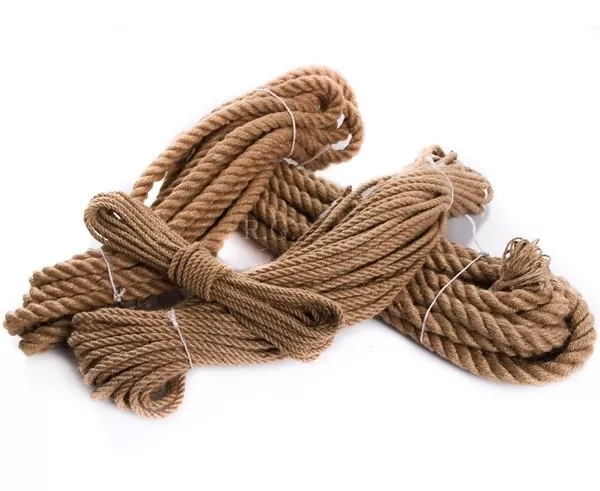 Hanfseil Juteseil 6 mm x 50 m Tau Seil Tauwerk Gedreht Leine Hanf Naturhanf Jute