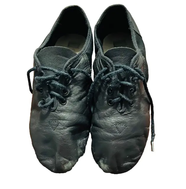 Jazz Shoes Bloch Ultraflex Split Sole Girls Size 1.5 Ballerina Shoes Kids Black