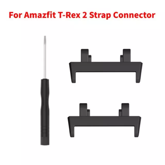 2er-Pack Edelstahl Metall Armband Adapter Connector Für Amazfit T-Rex 2