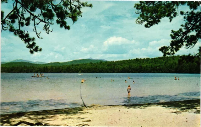 White Lake State Park Tamworth New Hampshire NH Unposted C1940 Vintage Postcard