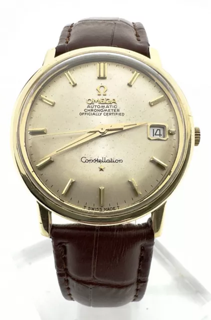 Omega Constellation Gents Automatic 1967 Collector Watch Box & Papers Ref 168010