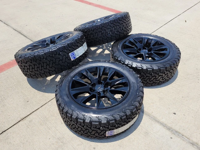 20& CHEVY TAHOE Silverado Trail Boss OEM 5919 wheels rims GMC 2023 BFG ...