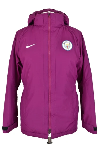 Giacca imbottita NIKE rosa taglia L ragazze 12-13 anni Manchester City cerniera intera
