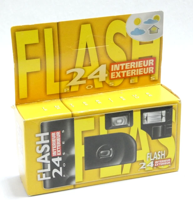 Appareil Jetable Kodak Power Flash - 35 Mm - 27 + 12 Poses Offertes - Date 08/2024