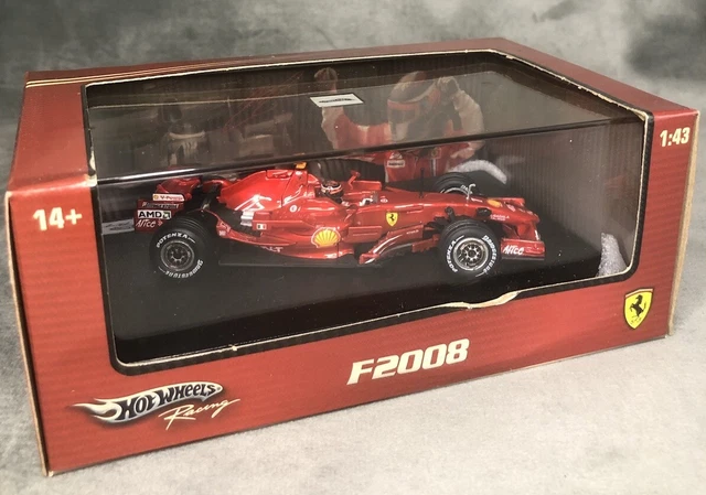 FERRARI F2008 KIMI Raikkonen The Perfect Race 2008 Spain - Hotwheels 1/18 EUR 200,00 - FR