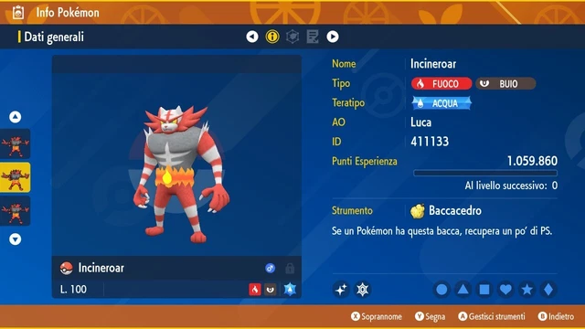 Pok&eacute;mon Viola/Scarlatto &ndash; Pok&eacute;mon Personalizzato Su Ordinazione (1x) &ndash; Pronto Per Teraraid!