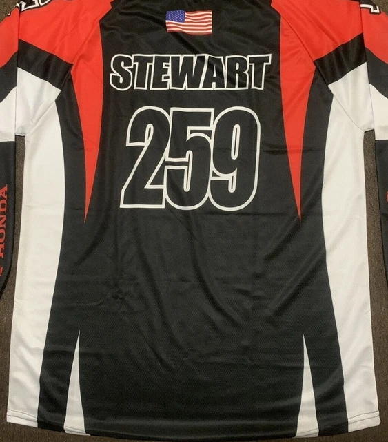 Custom Design Jersey Motocross Supercross Factory Honda James Bubba Stewart Custom Design Jersey Motocross Supercross Factory Honda James Bubba Stewart