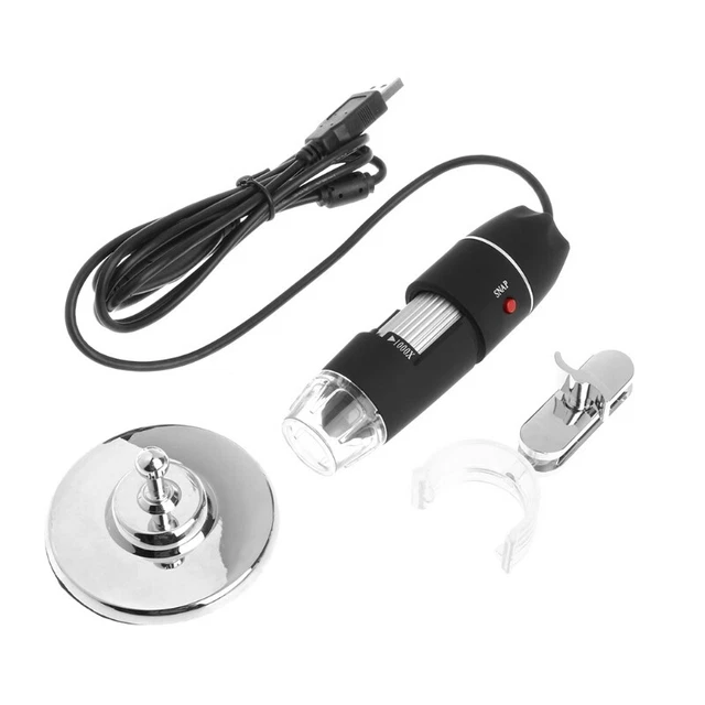 1000X Digital Microscope Camera USB Endoscope 8 LED Magnifier Brightness for PCB