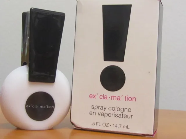 ex'cla.ma'tion Perfume Women By Coty .5 fl.oz/ 14,7ml Cologne Spray