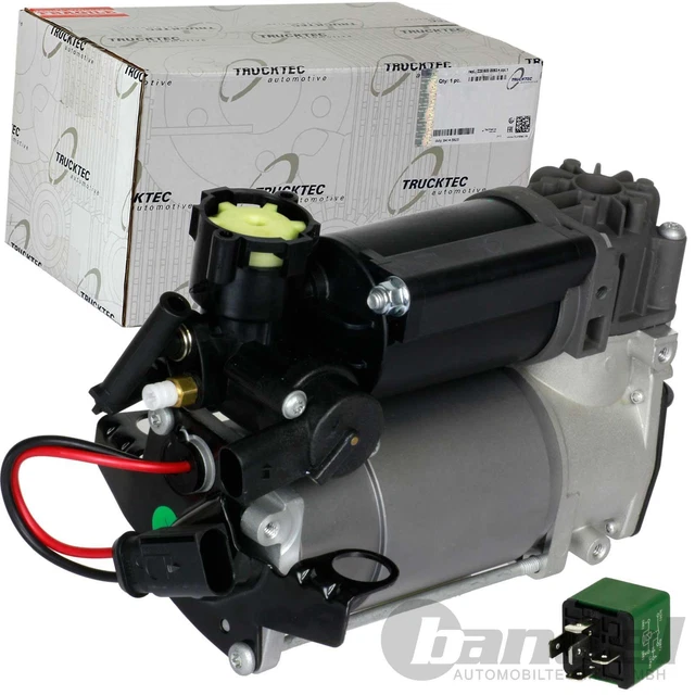 TRUCKTEC COMPRESSORE SOSPENSIONI PNEUMATICHE per MERCEDES CLASSE E+S W211 S211 W220 CLS C219
