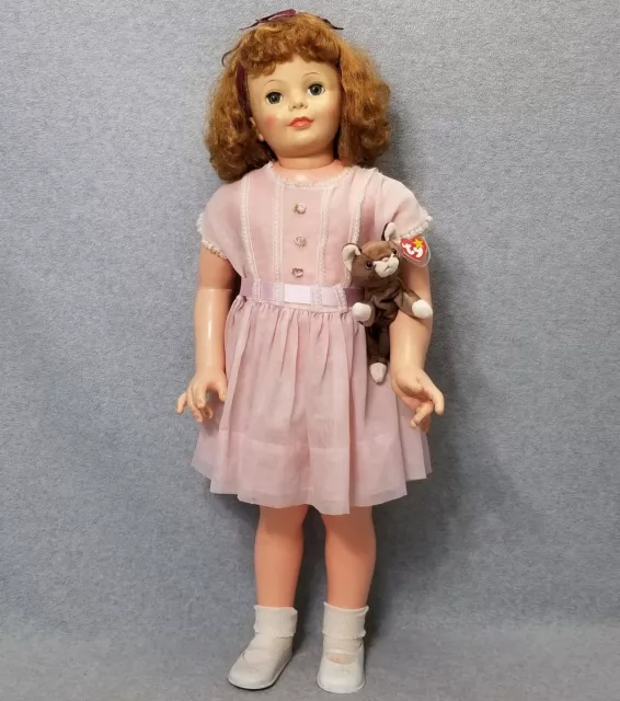 34" vintage Ideal Patti Playpal Doll in Original dress G-35 1959/ 1960 "TLC"