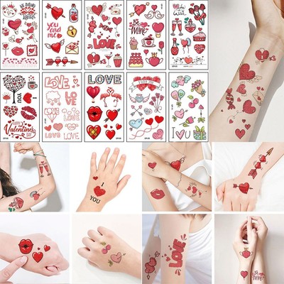 TEMPORÄRE TÄTOWIERUNG GEFÄLSCHTE Tätowierung Liebe Tattoo Aufkleber