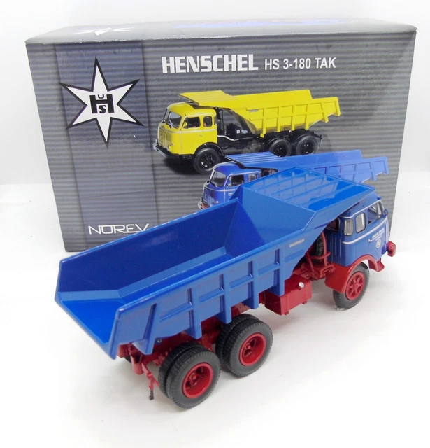 Camion Norev 1/43 – Henschel HS3-180 D. Brung Scharrer Allemagne, Très Bon état, Boîte D'origine