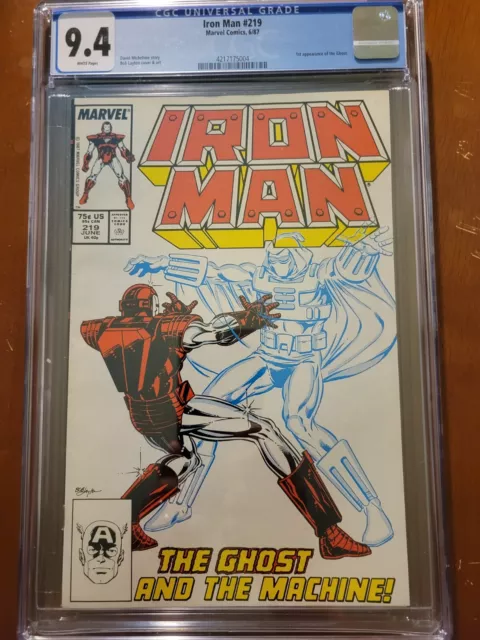 Cgc 9.4 Iron Man #219 1St Appearance Of Ghost White Pages