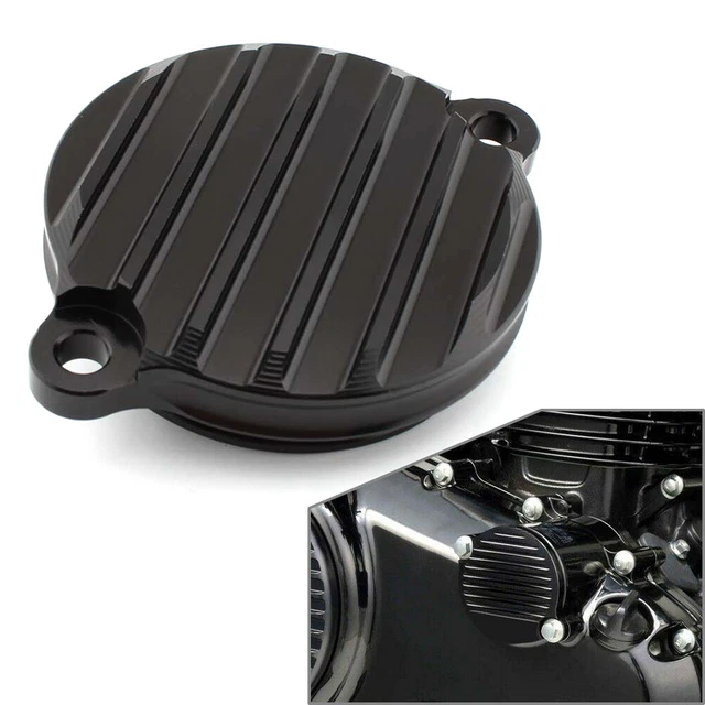 Engine Oil Filter Guard Cover Fit Honda CB350 CB350S GB350 GB350S 21+ Black 1PC