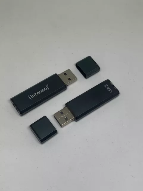 Intenso USB Stick Alu Line 64 GB USB 2.0 Speicherstick anthrazit