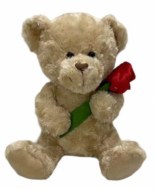 Nounours I Love Punk Rock - Ours En Peluche 20 Cm, Marron, Neuf - Cadeau Musique