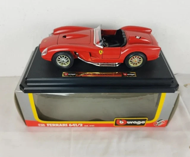 Miniature Voiture de Collection Ferrari 250 Testarossa #330 Mille Miglia 1957 au 1/18 de chez Bburago - Collection