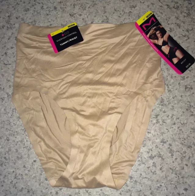 MAIDENFORM Comfort Devotion Nude Everyday Control Brief Shapewear Womens Sz M