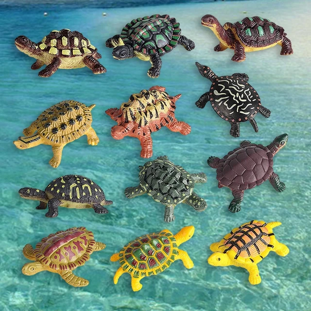Drfeify figurines d'animaux marins Drfeify Jouets d'animaux marins 12 pièces ensemble de jouets
