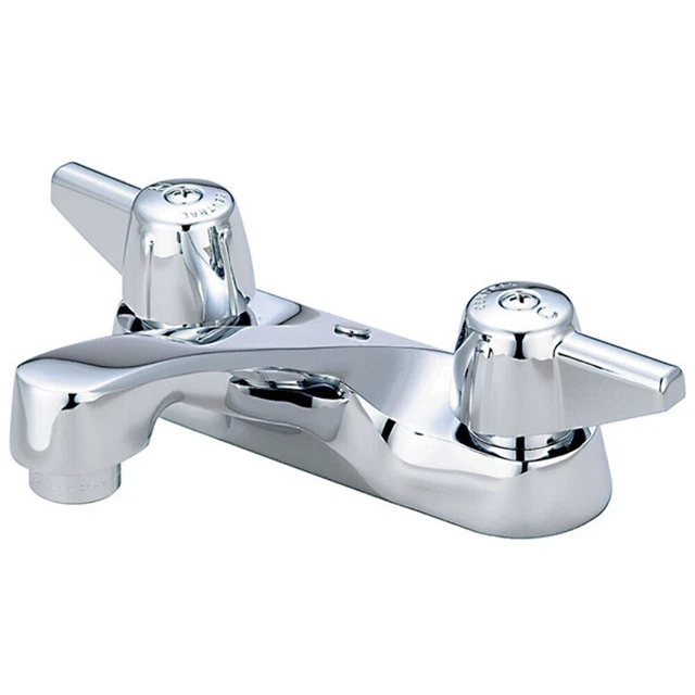 Central Brass Polished Chrome Lav Faucet With 4-5/8" Spout
