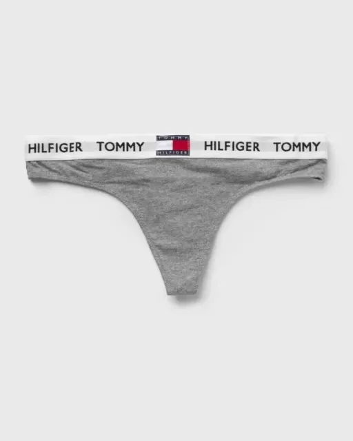 TOMMY HILFIGER WOMEN'S Sporty Band Thong Underwear Panty In 2 X Pack £18.99  - PicClick UK