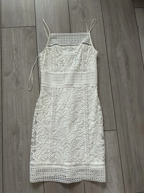 TOPSHOP WHITE LACE Dress 1.99 PicClick UK