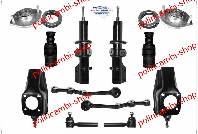 KIT SOSPENSIONE BRACCI E TESTINE ANTERIORE FIAT PANDA 141 DA - Foto 12