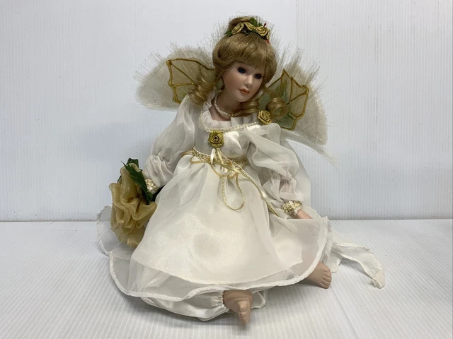 Angel Fairy Heritage Signature Collection Sitting Doll With Display Chair
