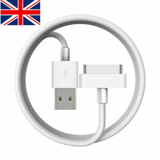 1M USB SYNC 30 PIN DATA CABLE CHARGER LEAD FOR IPHONE 4 4S 3GS iPad 2 3 iPod