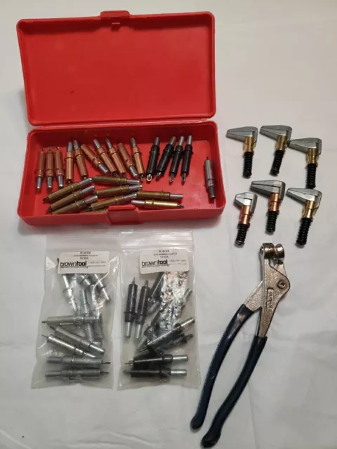 Cleco Sheet Metal Body Panel Tool, Fasteners, and Clamp Kit With Case