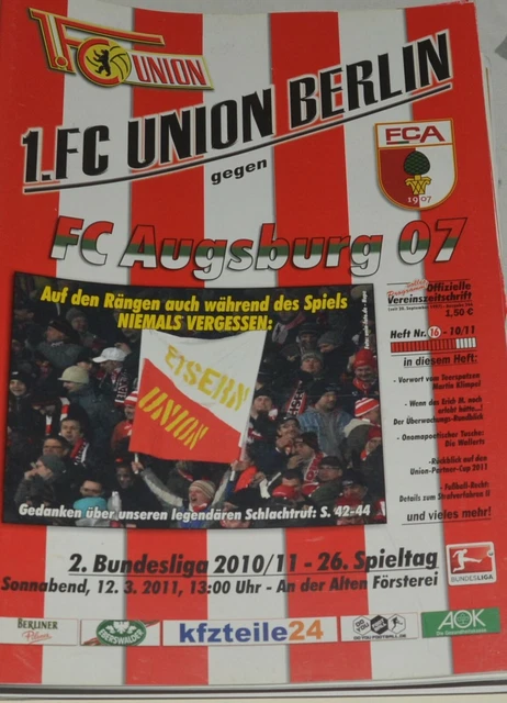 2010/11 2.Bundesliga 1.FC Union Berlin - FC Augsburg