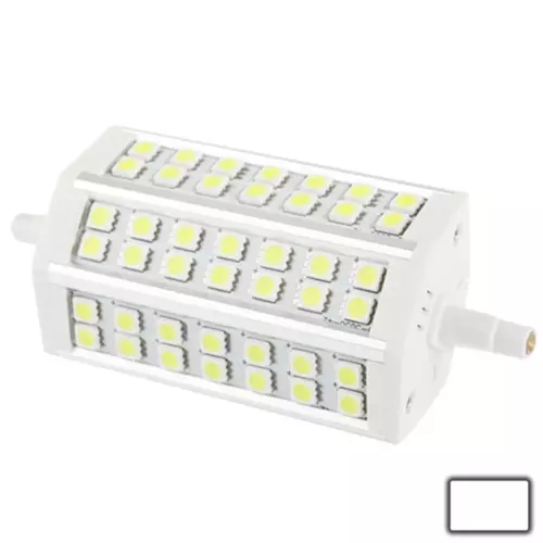 Lámpara LED R7S 118mm los Medios de Comunicación 12W Luz Fría 96LED 3014SMD