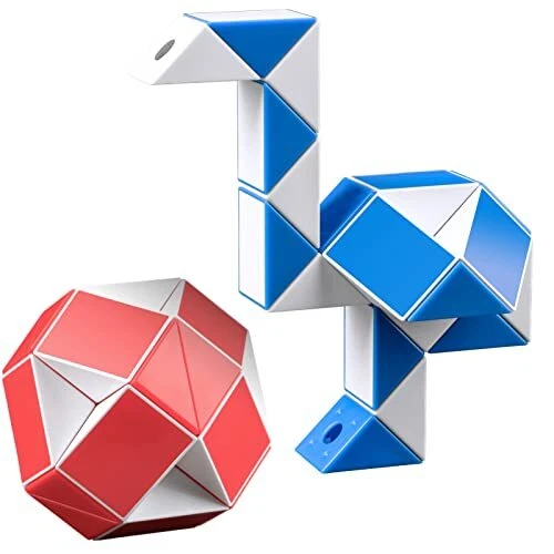 ECHOCUBE Serpent Magique 2 Paquets de 24 Blocks Serpent Magique Casse-tête Ca...