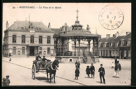 CPA Rosendael, La Place de la Mairie