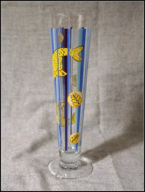 Mid Century Modern Ritzenhoff Shinobuito Tall Pilsner Glass #A2118