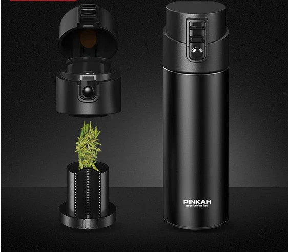 West Loop Travel Mug AutoSeal Vacuum Insulated Spill-Free Bottle