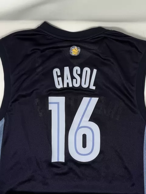 Pau Gasol Memphis Grizzlies #16 Adidas NBA Basketball Jersey (M)