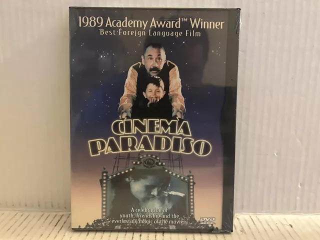 Cinema Paradiso (DVD, 1999, Widescreen) Italian/English Language Movie NEW