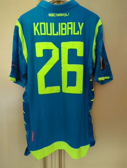 MAGLIA NAPOLI 2018-2019 Koulibaly XL Europa League Kappa Kombat