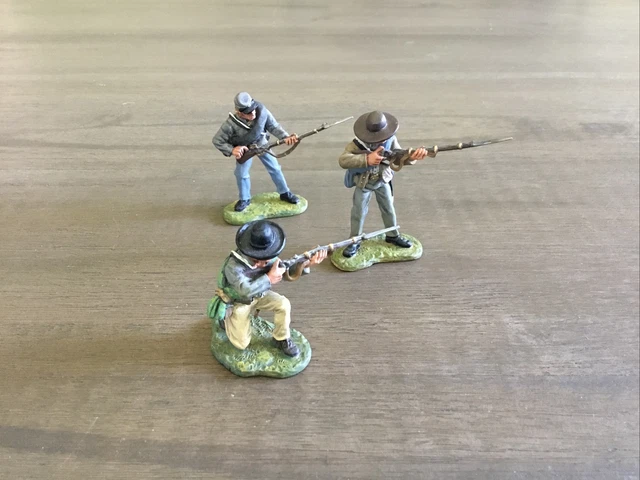 Britains 17529 American Civil War Confederate Infantry Firing Line Set 54mm Britains 17529 American Civil War Confederate Infantry Firing Line Set 54mm