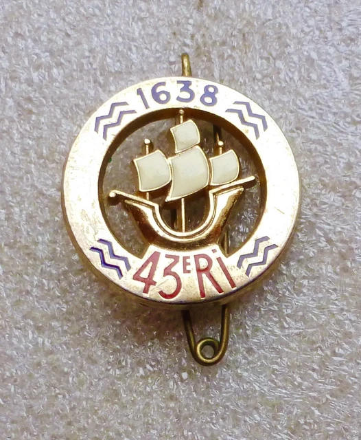 INSIGNE 43E Régiment d'Infanterie EUR 2,00 - PicClick FR