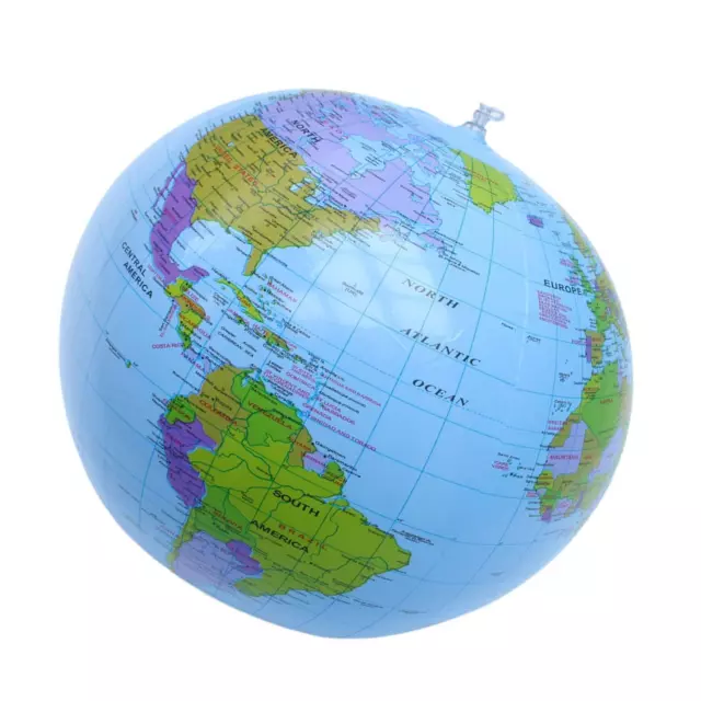 Inflatable Globe World PVC Language Learning Tools Geography 40cm Globe Map for