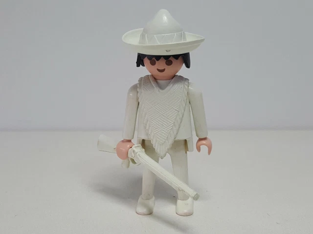ANTIGUO MEXICANO BLANCO Playmobil 3636 Serie Color Oeste Western