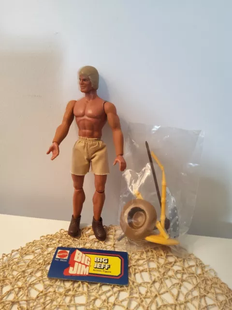 BIG JIM Modell Big Jeff mit Buschmesserset Mattel 00-7316 70er