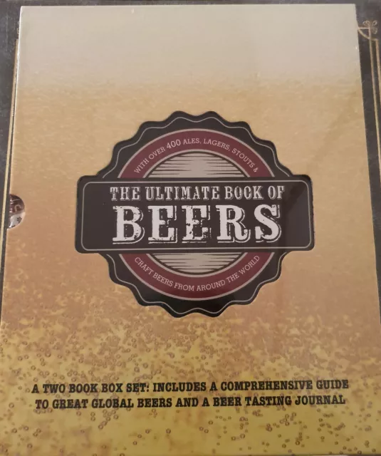 The Ultimate Book of Beers Slipcase Collection –2 Book Set  New -Sealed Unopened