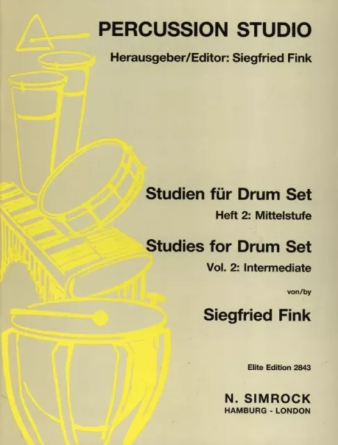 Siegfried Fink Studien für Drum Set 2 Vol. 2: Mittelstufe